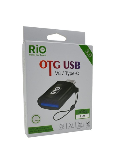 Rio Tech Otg Usb 3.0 V8 / Type-c Adaptör - Hızlı Ve Pratik Bağlantı