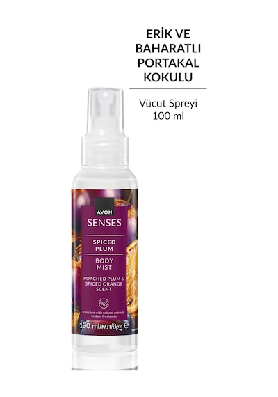 Spiced Plum Baharatlı Erik Ve Portakal Kokulu Vücut Spreyi 100 Ml. Üçlü Paket