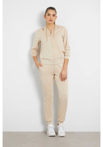 Guess Kadın Normal Bel Jogger Pantolon Bej