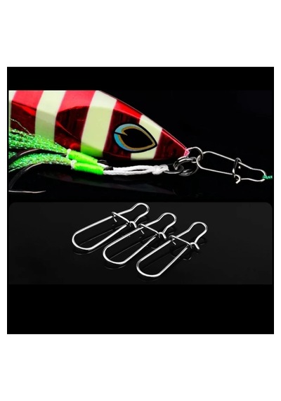 Jig, Rapala Klipsi 17mm - Paslanmaz Nikel Kaplama - 10 Adet