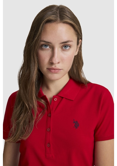 U.S. Polo Assn. U.s. Polo Assn. Kadın Kırmızı Tişört Basic 50321818-vr030 Kirmizi