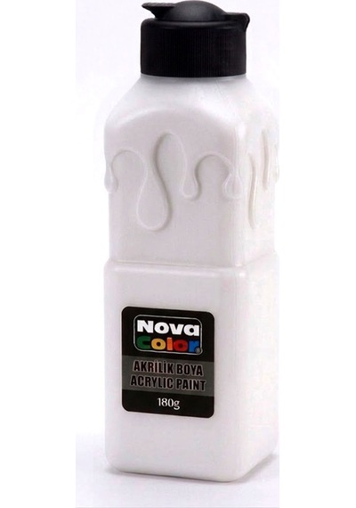 Nova Color Akrilik Boya 180gr Titanyum Beyazı - 3 Adet Diğer