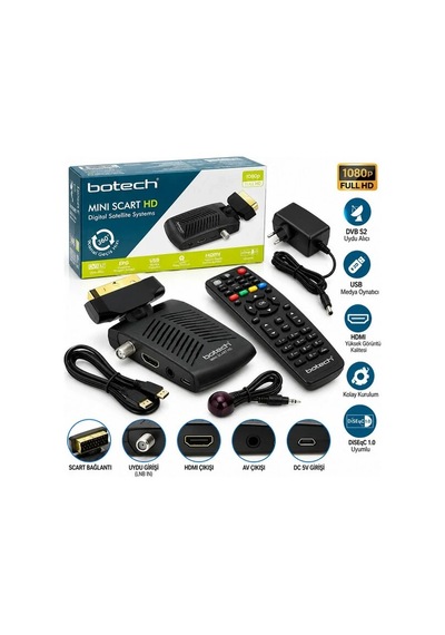 Lb Mını Scart Full Hd 1080p Uydu Alıcısı
