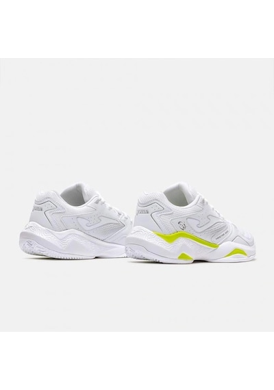 Joma Tm10lw2602c Master Toprak Kort Kadın Tenis Ayakkabısı - Beyaz/sarı
