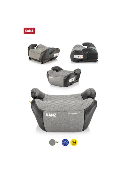 Kanz Fusion Emniyet Kemeri İle Kullanılabilen İsofixli Oto Koltuğu Yükselticisi