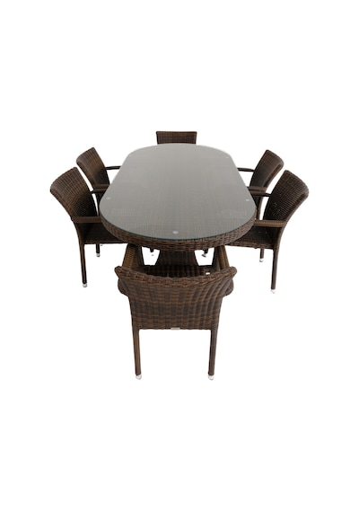 Sunsire 100x200 Rattan Bahçe Masa Takımı Rehome Sunsire 100x200 Rattan Bahçe Masa Takımı Rehome