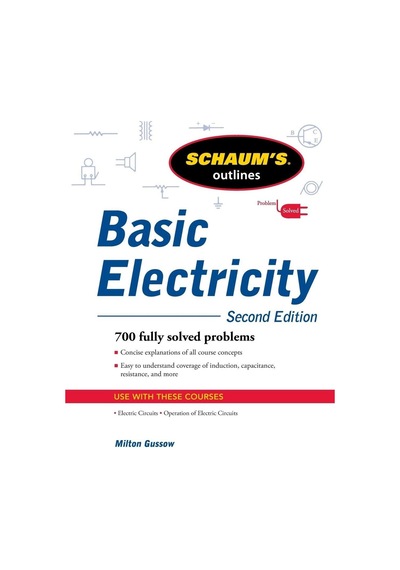 Schaum's Outline Of Basic Electricity, Second Edition Sku: Zeusstk404277bad3