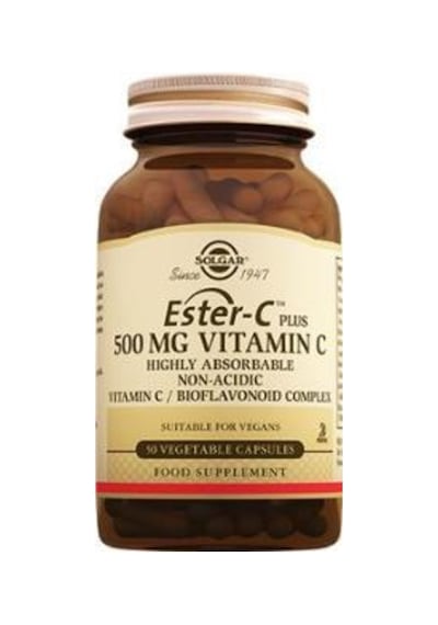 Solgar Ester C Plus 500 MG 50 Kapsül