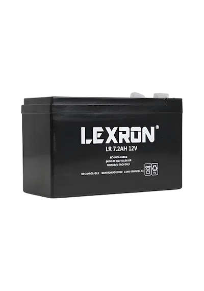 Lexron 12 Volt 7.2 Amper Kuru Tip Akü