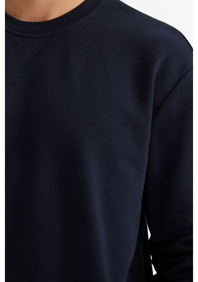 Defacto %100 Pamuk Basic Sweatshirt E8339AX26SP Lacivert