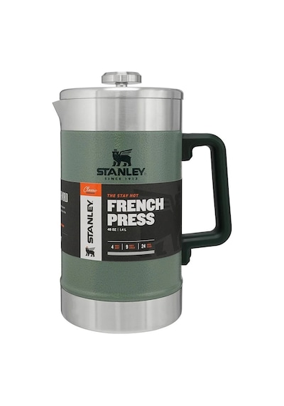Stanley Klasik French Press Termos 1.4 Lt - Hammertone Green