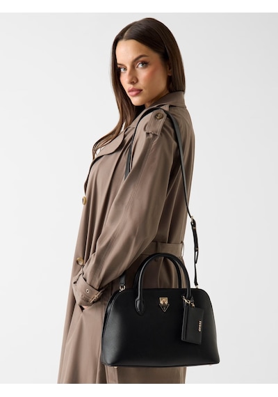 Guess Patsie Logo Kadın El Çantası Hwzg9919060 Siyah