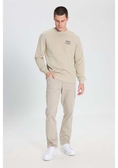 Wrangler Regular Fit Normal Kesim Bisiklet Yaka Taş Rengi Sweatshirt W242338013 Çok Renkli Wrangler Regular Fit Normal Kesim Bisiklet Yaka Taş Rengi Sweatshirt W242338013 Çok Renkli