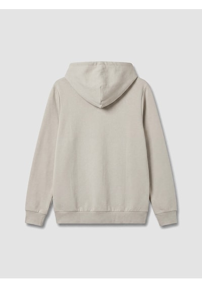 Lcwaıkıkı Classic Bej Kapüşonlu Erkek Fermuarlı Sweatshirt