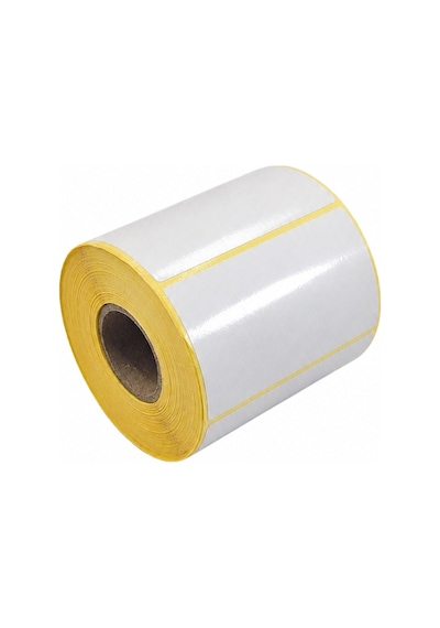 50x100mm Kuşe Etiket 1 Rulo 500 Sarım Ribonsuz Kargo, Lojistik, Depo Yapışkanlı