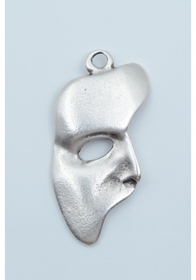 The Phantom Of The Opera - Maske Gümüş Kaplama Kolye Ucu Kod 1274 Gümüş
