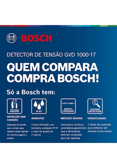 Bosch Temassız Voltaj Test Cihazı Gvd 1000-17 Professional