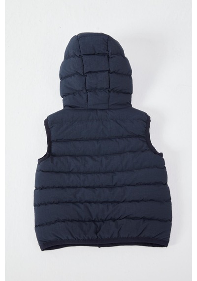 Benitto Kids Kapüşonlu Erkek Bebek Çocuk Yelek 51306 Lacivert
