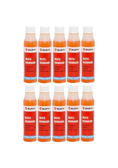 Oto Konsantre Cam Suyu Temizleme Sabunu 32ml 10 Adet