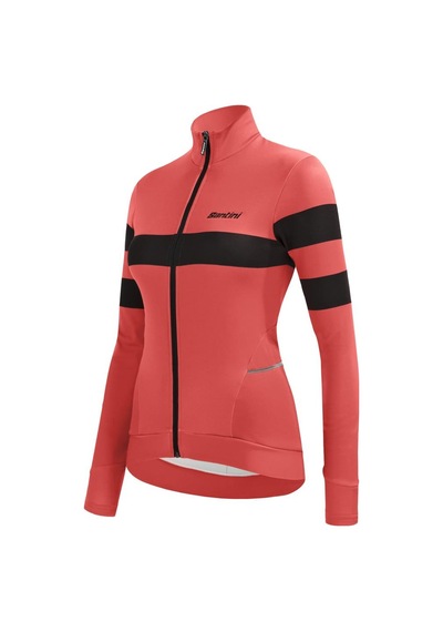 Santini Coral Bengal Kadın Termal Kışlık Bisiklet Forması 2w216175coralbeng Siyah