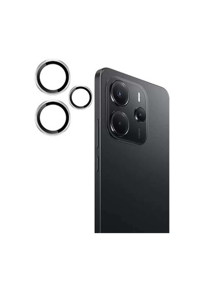 Redmi Note 14 4g Pvd Metal Kamera Lens - Gümüş Diğer