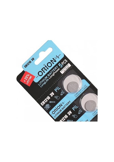Orion CR1216 3V Lityum Düğme Pil 5'li