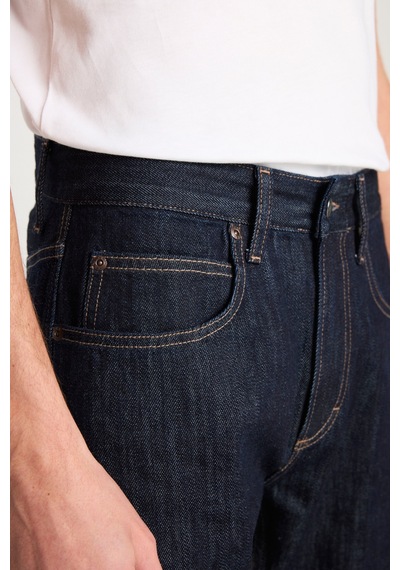 Lee Pamuk Relaxed Fit Geniş Kesim Normal Bel 101z Lacivert Denim Jean Pantolon