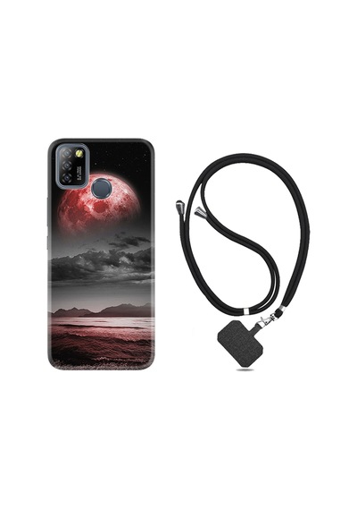Casper Via E30 Kılıf Silikon Desen Red Smoke 1745