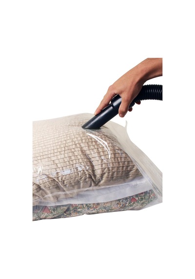 Pratik Elbise Vakumlu Hurç Yorgan Hurcu Vakumlu Hurç Poşet Saklama Torbası Xlarge 55x90 Şeffaf