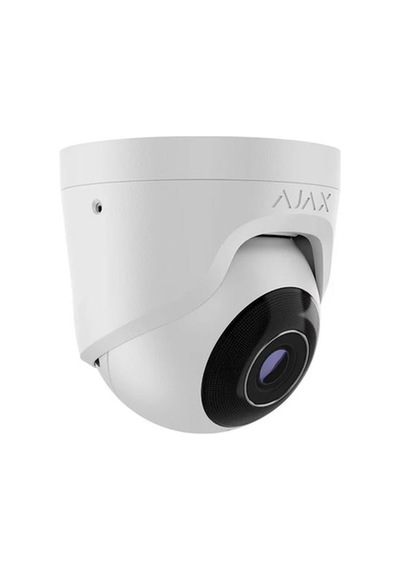 Ajax Turretcam 8 Mp/4 Mm Kablolu Aı Destekli Güvenlik Ip Kamerası Beyaz