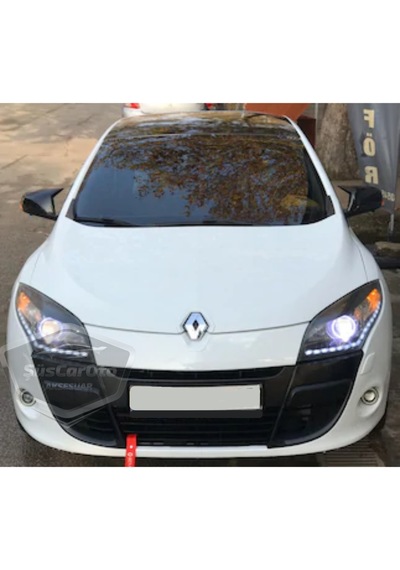 ŞüsCarOto Renault Megane 3 2008-2016 Batman Yarasa Ayna Kapağı Piano Black ABS Plastik (00)