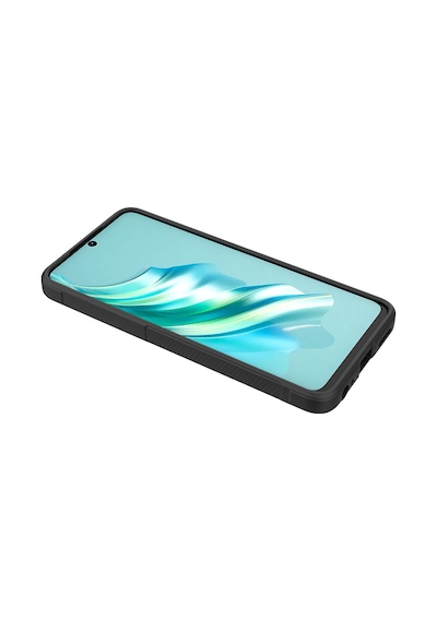 Zore Tecno Spark 20c Kılıf Esnek Tpu Oyuklu Arka Yüzey Tasarımlı Nvth Etnik Silikon Kapak - Siyah