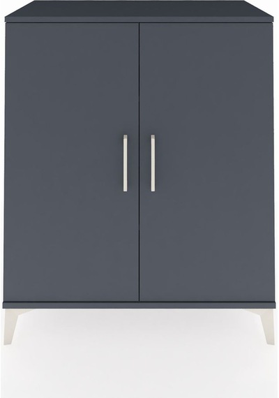 Hyperion Şifonyer 2 Raflı 2 Kapaklı 88x44x106 Antrasit-antrasit Antrasit