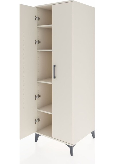 Kronos Dolap 4 Raflı 2 Kapaklı 60x59x182 Aytaşı-aytaşı Aytaşı