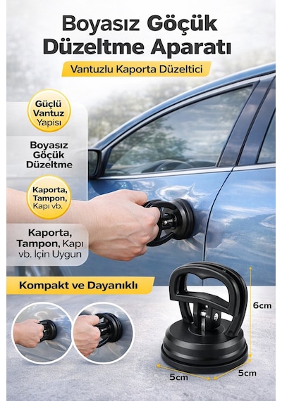 Araç Göçük Düzeltme Aparatı Vantuzlu Boyasız Kaporta Düzeltici 5332