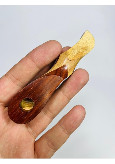 Ahşap Bambu Minik Ceplik Pipo //10cm