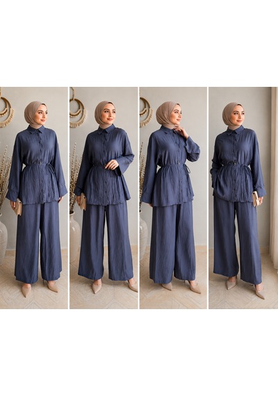 Viya Style Lacivert Alt-üst Takım