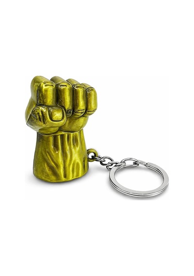 10 Adet Metal Anahtarlık Yumruk Figürlü Aksiyon Karakter Tasarımlı Keychain, Mini Figür, 5.5x3.5 Cm