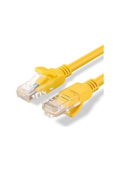 Cat5e Ethernet Kablosu, 1 Metre, Sarı