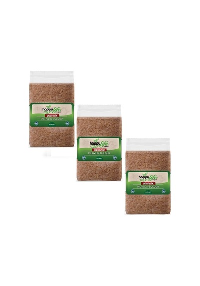 Happy Life Organik Pilavlık Bulgur 500gr X 3 Adet