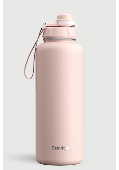 Stevig 1 Hand Leak-proof Sızdırmaz Çelik Termos 1500 Ml Icy Pink St-255 Pembe