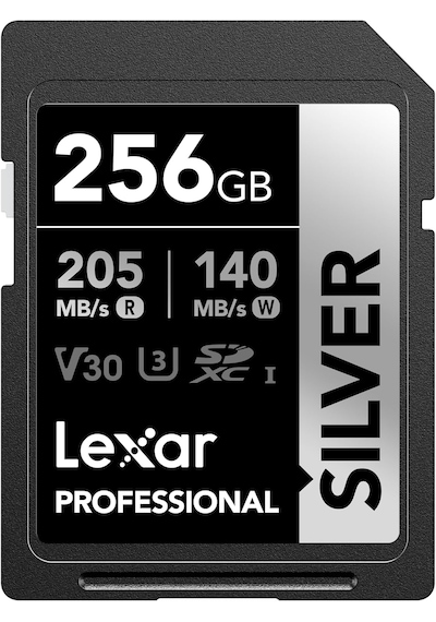 Lexar 256 Gb Profesyonel Gümüş Sdxc Hafıza Kartı, Uhs-ı, C10, U3,