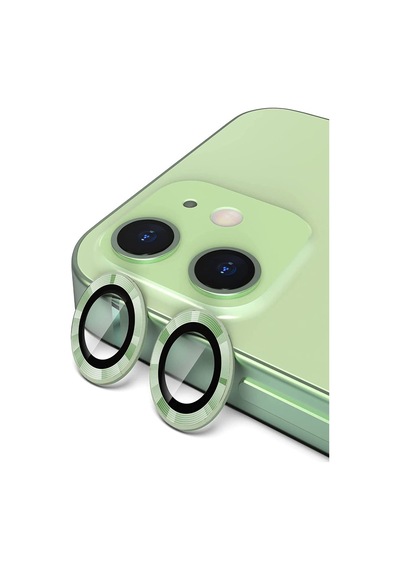 İletişim Apple iPhone Uyumlu 12 Alüminyum Alaşım Temperli Cam Kamera Lens Koruyucu - Yeşil Sku: Zeusb0bfbyx81b -