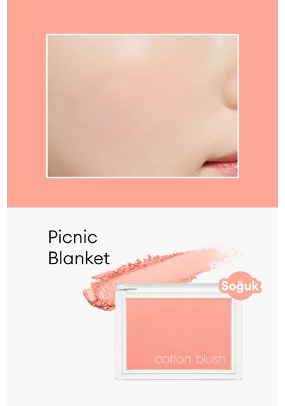 Missha Cotton Blusher Yumuşak Dokulu Kolay Sürülebilen Allık Picnic Blanket