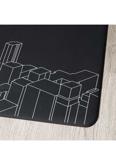 Ikea Lånespelare Zemin Koruyucu, Siyah, 110x100