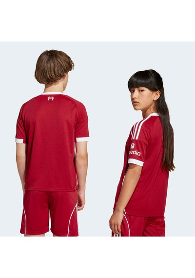 Adidas Liverpool Fc 25-26 İç Saha Çocuk Kırmızı Futbol Forması Jv6436 Kırmızı
