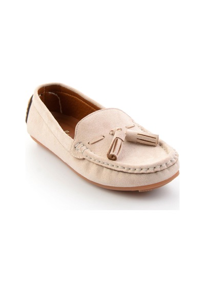 Bambi Bej Kadın Loafer Ayakkabı K01309000672 Bej