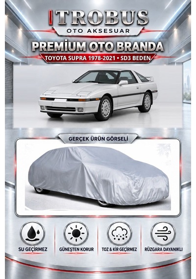 Toyota Supra 1978-2021 Uyumlu Premium Araba Brandası Oto Branda Sd3 Beden