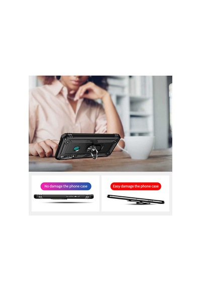 Huawei Y9 Prime 2019 Kılıf Zore Vega Kapak Kırmızı