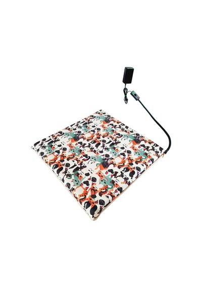 Kedi Minderi Isıtmalı Model 45x45cm 12v Adaptörlü Su Geçirmez Kdtes21